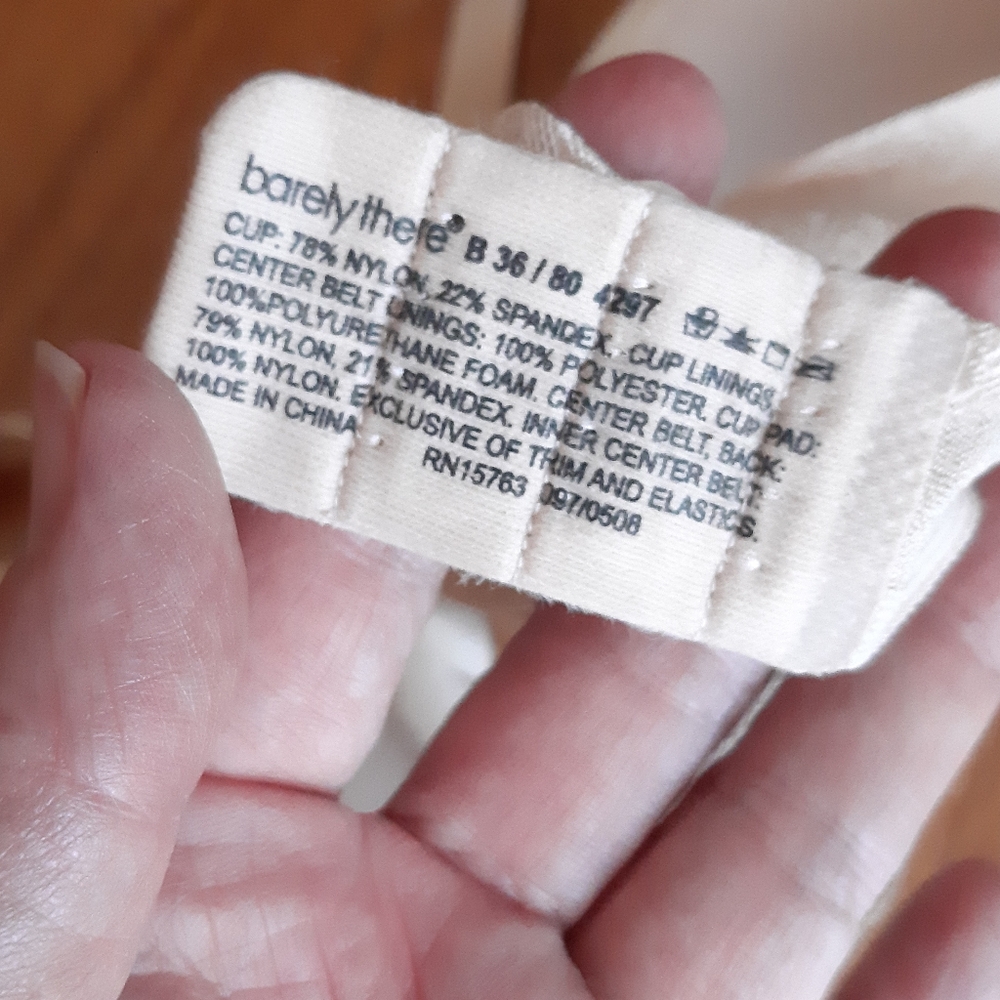 Warner's/ Barely There Bra Bundle Size 36b - image 8